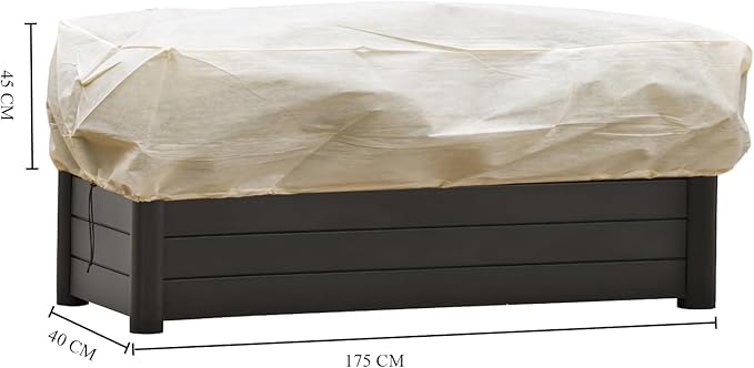 Plant Cover Freeze Protection, Winter Plant Covers, Plant Frost Cover, Tree Plant Freeze Protection Covers, Planter Plant Winter Frost Blanket with Zip Drawstring,2 Pack (68.9x17.7x15.7INCH)