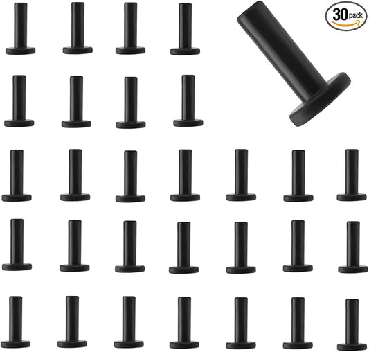 30 Pcs 1/4" Quick Connect Port Plugs, Sealing Caps for Unused Outlets on Quick Connect Drip Irrigation Fittings, Valves, Tees - Leak-Proof Blanks for 1/4 Inch Quick Connect System