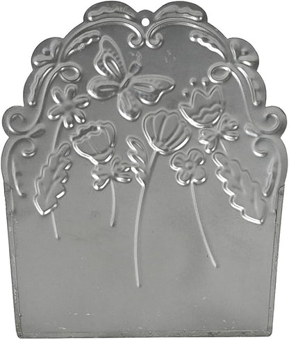 Decorative Hanging Wall Basket Wall Planter for Indoor Planters Shabby Chic Decor Green Wall Planter Holder Metal Hanging Planter Wall Mounted Planter for Farmhouse Garden Wall Decor