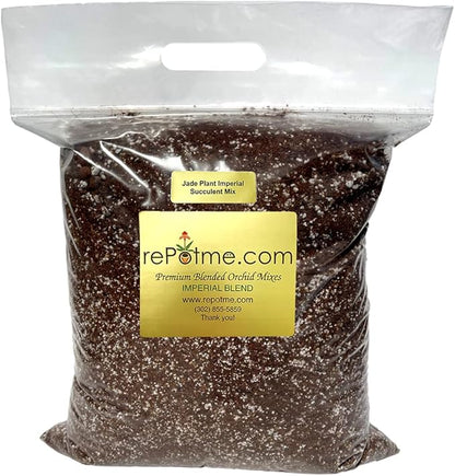 rePotme Succulent Soil - Jade Plant Succulent Potting Soil Mix - Imperial Blend (Mini Bag) - Hand Blended in The USA