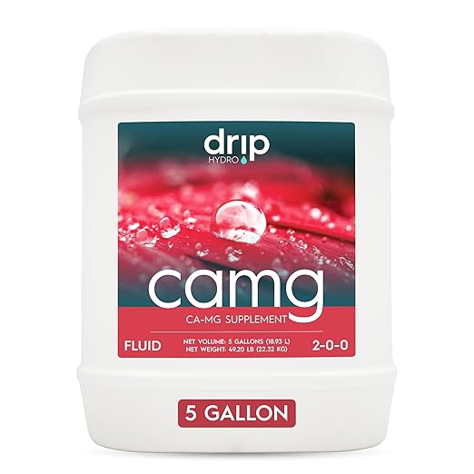 CaMg 5 Gallon | High-Concentration Calcium and Magnesium Supplement with Nitrogen and Iron | Essential Micronutrient Blend for Vigorous Plant Growth