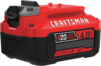 CRAFTSMAN V20 Lithium Ion Battery, 4.0-Amp Hour (CMCB204)