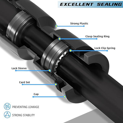 20PCS Push-to-Fit Drip Irrigation Emitters for 1/4 inch Irrigation Tubing, Two-Way Connection Adjustable Vortex Drip Emitters with Stake, Irrigation Dripper Sprinklers for Drip Irrigation System