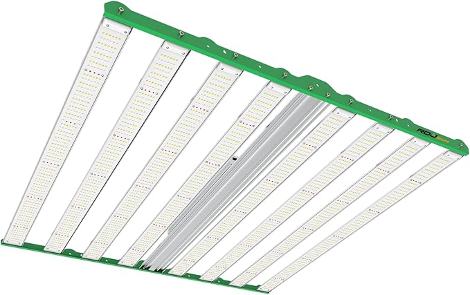 RDJ Bouns 1000W LED Grow Light Coverage 5x5 or 6x6 Tent with 8 Bar Style Grow Lights, 3408 LED Beads, Daisy Chain Dimmable, High Brightness Perfect Commercial Grow Quality Indoors Plants