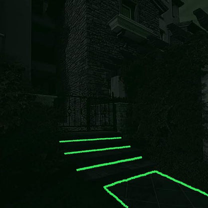 Glow Pebbles Green, 300 pcs Green Glowing Rocks for Outdoor Decor, Garden Lawn Yard, Aquarium, Walkway, Fish Tank, Pathway, Luminous Pebbles Powered by Light or Solar-Recharge Repeatedly