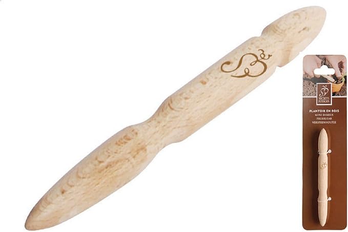 Esschert Design USA W4007 Secrets du Potager Wooden Mini Plant Dibber