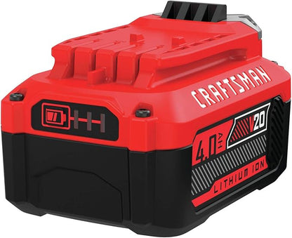 CRAFTSMAN V20 Lithium Ion Battery, 4.0-Amp Hour (CMCB204)