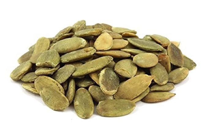 Dry Roasted Pepitas/Pumpkin Seeds with Himalayan Salt (1 Lb.) - Roasted to Perfection in Small Batches for Added Freshness - Vegan & Keto Friendly - Farm Fresh Nuts Brand