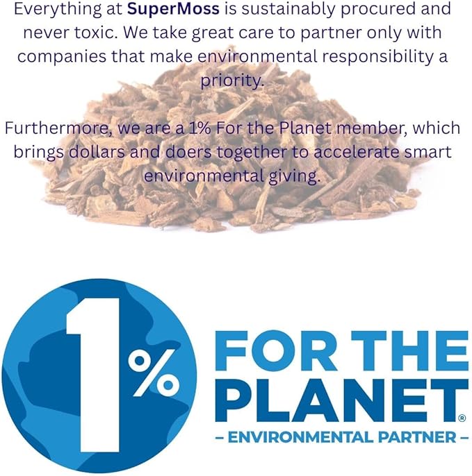 SuperMoss (23107) Orchid Potting Bark, 100% Natural Douglas Fir Bark, 1/4", 1,560 Cu. in.