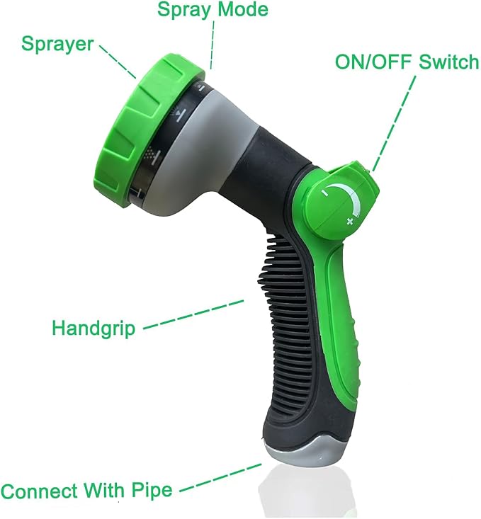 100FT Metal Garden Hose 304 Stainless Steel Flexible Water Hose - No Kink & Tangle Heavy Duty Pipe with Nozzle, Durable 3/4 Metal Fittings and Valve - Rust Proof Puncture Proof for Yard Lawn