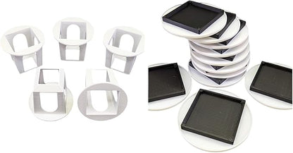 Grow Cubes for Hydroponic System/Compatible with Gardyn (10 Grow Cubes / 10 W&B caps)