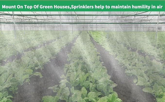 100 FT （50FT*2 Flat Sprinkler Hose for Lawn Watering Garden Soaker Hose with Holes, Heavy Duty Lightweight No-Kink Water Hose with Stakes, Irrigation Hose, Great Fun for Kids and Dog