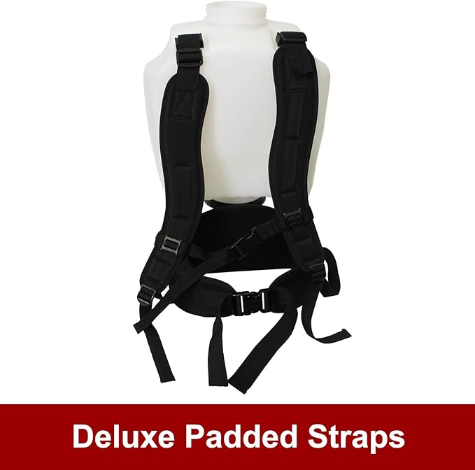 Chapin 61900 Made in The USA 4 Gallon Tree and Turf Pro Commercial Backpack Sprayer with Stainless Steel Wand, 3 nozzles, 3 Stage Filtration, Translucent White