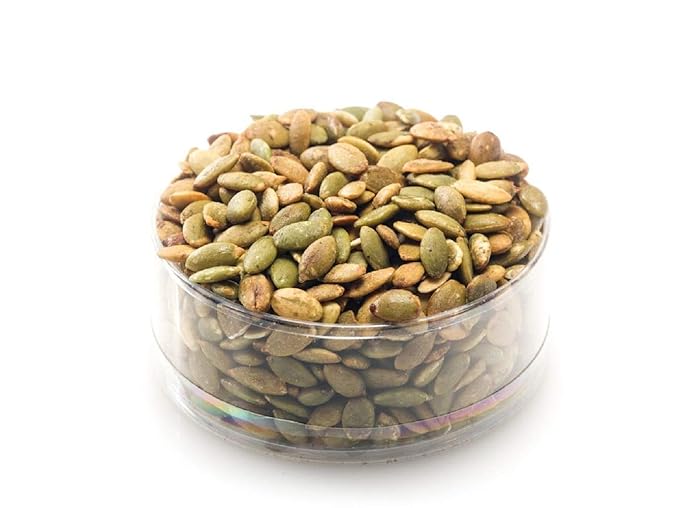 Dry Roasted Pepitas/Pumpkin Seeds with Himalayan Salt (1 Lb.) - Roasted to Perfection in Small Batches for Added Freshness - Vegan & Keto Friendly - Farm Fresh Nuts Brand