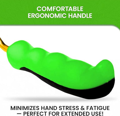 Garden Guru Titanium Dandelion Weeder Tool - Rust Resistant - Ergonomic Handle - Weed Puller for Planting, Weeding, Flower and Vegetable Care in Lawn Garden Yard