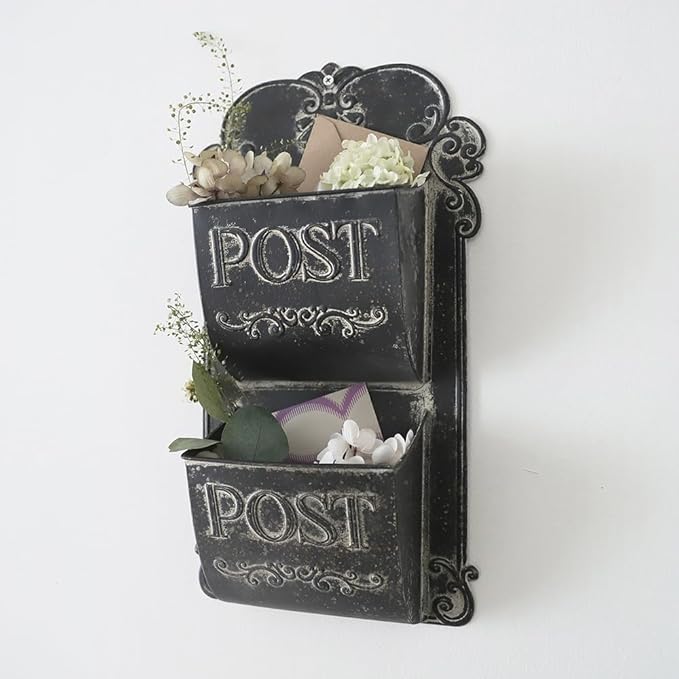 Chic Metal Wall Planter - Indoor/Outdoor Wall Mount Planter for Home Decor