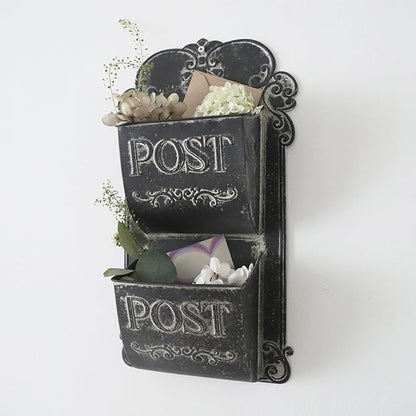 Chic Metal Wall Planter - Indoor/Outdoor Wall Mount Planter for Home Decor