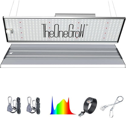 MA2000 200W LED Grow Light Full Spectrum | Commercial Plant Light Panel with Daisy Chain & Dimming | 2x4ft/4x4ft Coverage for Hydroponic Vegetables & High-Yield Plants
