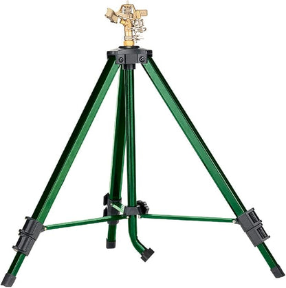 2-Pack Orbit 58308Z Brass Impact Sprinkler on Tripod Base - Heavy-Duty Brass Sprinklers on Tripod.