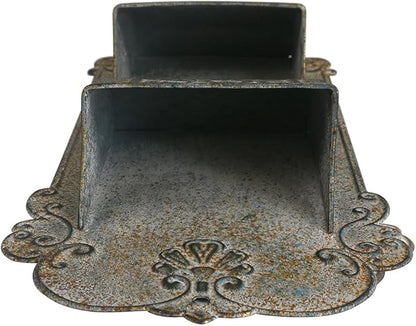 All Chic Metal Wall Planter Outdoor Wall Planter Rustic Wall Mount Planter Wall Hanging Planter Outdoor Wall Planter for Farmhouse Garden Decor