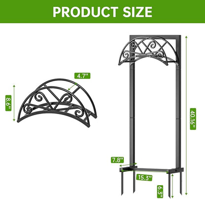 GREENER Garden Hose Holder, Water Hose Holder Holds Max 160ft Hose, Freestanding Hose Hanger, Heavy Duty Metal Hose Stand for Outside Yard Lawn