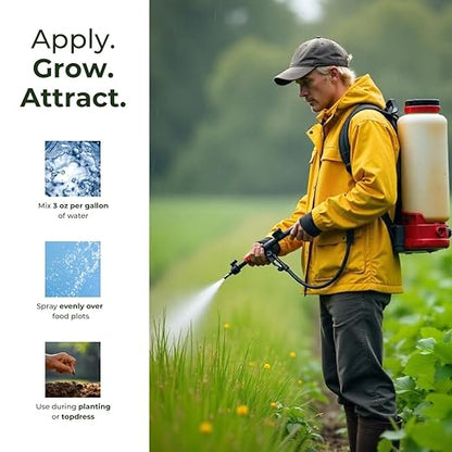 Rack Up Microbial Soil Amendment – Boosts Wildlife Forage, Enhances Soil Health & Promotes Stronger Plant Growth – Made in USA