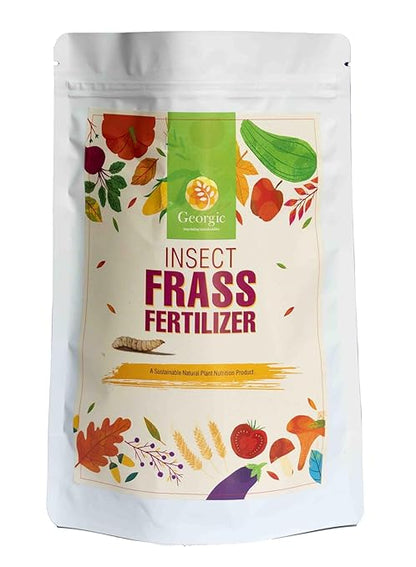 Insect Frass Fertilizer -100% Organic All-Purpose Plant Food & Soil Amendment, Natural Nutrients for Houseplants, Gardens & Lawns(1.5 lb)