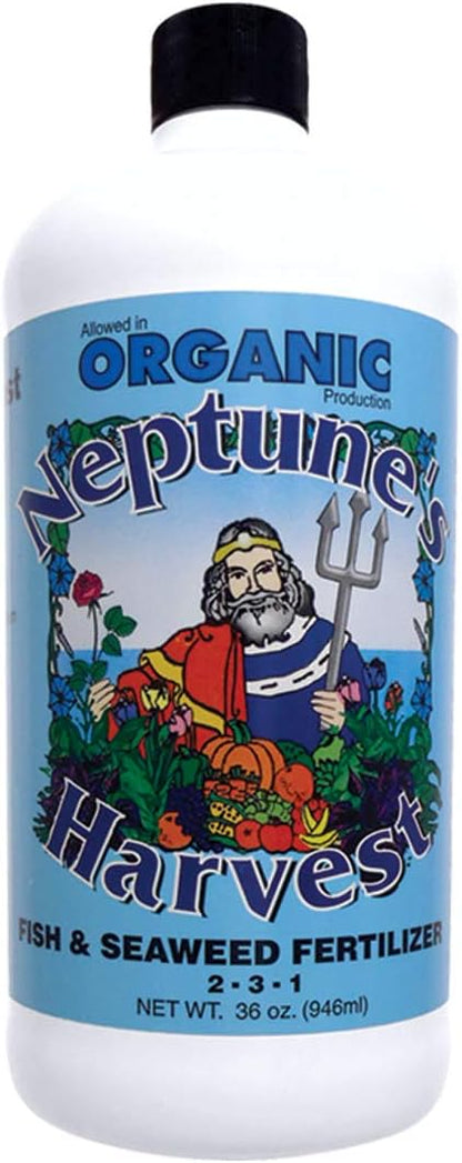 Neptune's Harvest Fish & Seaweed Fertilizer 2-3-1 (36 Ounce)