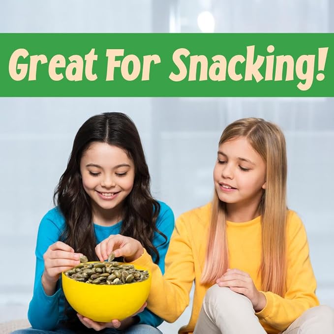 Sincerely Nuts Shelled Pepitas Pumpkin Seeds Salted (5 lb bag) | Delicious Nutrient Dense Low Carb Snack | High in Magnesium & Manganese Minerals |Gluten Free | Kosher |Great for Cooking