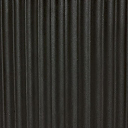 Amazon Basics Fluted Round Ceramic Planter, 8-inch, Black