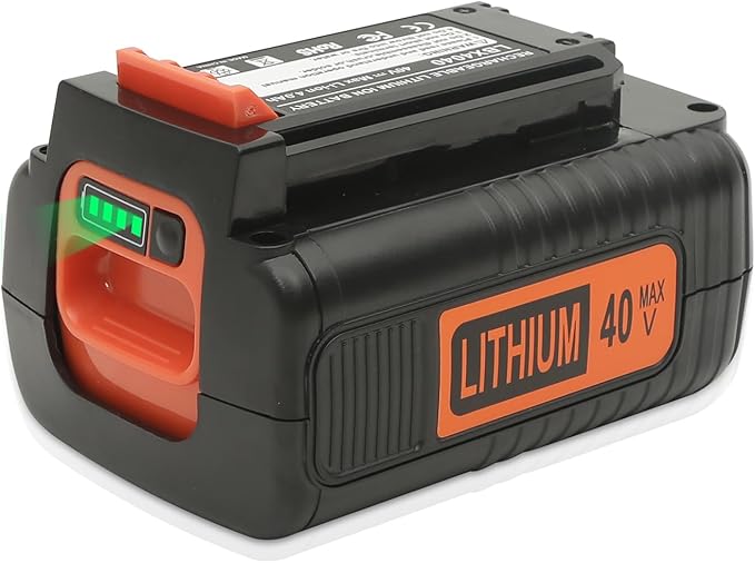 40V 4.0Ah Lithium Battery for Black and Decker 40 Volt /36v Max Weed Eater Lawn Mower Trimmer Batteries Compatible with LBX2040 LBX1540 LBXR2036 LBXR36 LBX2540 LBX2240 Battery Pack