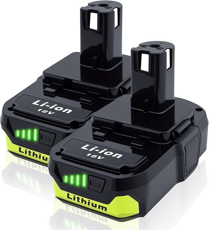 2 Pack P103 3.5Ah 18V Battery Replacement for Ryobi 18V Battery Compatible with Ryobi 18V Tools – Extended Power and Reliability