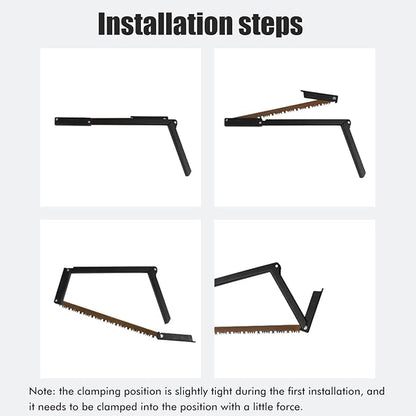 13 Inch Folding Bow Saw Folding Hand Saw,Multifunctional Rectangular Hand Saws for Wood, Bone, Tree Pruning, Camping, Folding Handsaw, Rectangular Saw for Outdoor Camping (silver)