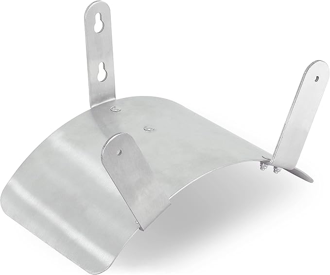 Gardzen Stainless Steel Hose Holder, Wall Mount Garden Hose Bracket Hanger for Outside