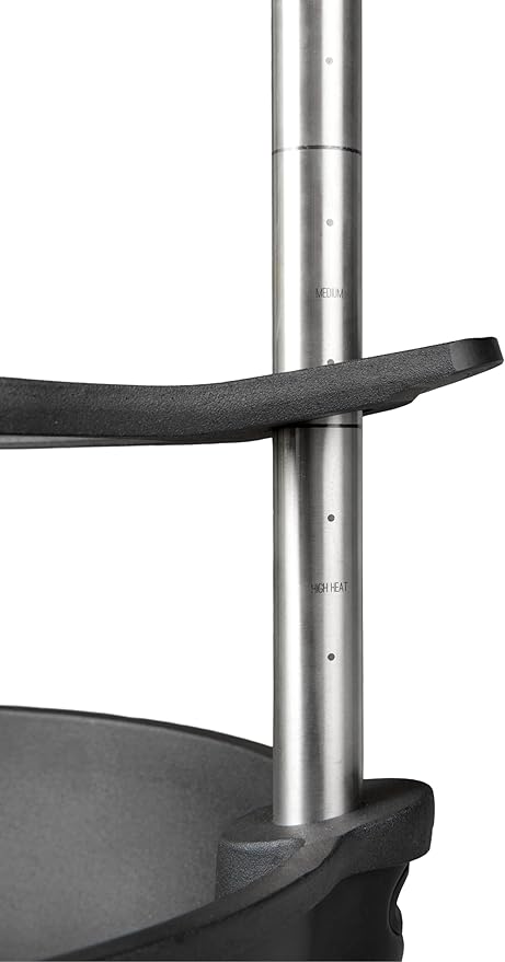 Bola Traveler | Completely Adjustable & Rotatable Tabletop-Safe Charcoal BBQ Grill (White)