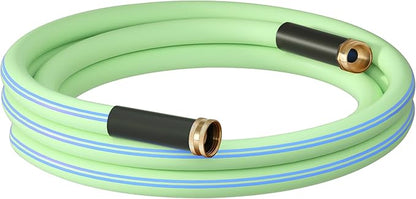 Atlantic Heavy Duty Garden Hose 8 ft x 5/8 Inch Green Water Hose, Short Connection Leader Hose (8 Feet)