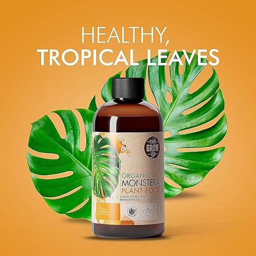 Monstera Plant Food - Organic Liquid Fertilizer for Indoor and Outdoor Monstera Plants - Nutrients for Healthy Tropical Leaves and Steady Growth (8 oz)