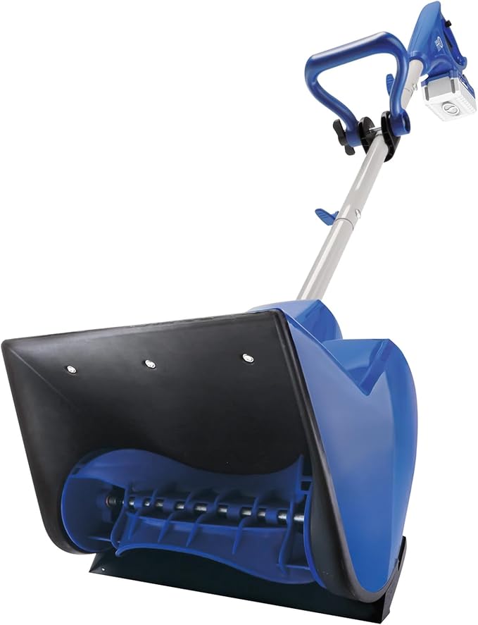 Snow Joe 24V Cordless Electric Shovel Kit w/ 4Ah Battery & Charger, 11″ Clearing Width, 400W Motor – Portable, Lightweight, Fast Ice & Snow Removal for Deck, Patio, Driveway, 24V-SS11