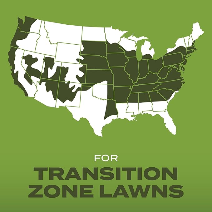 Scotts Turf Builder Grass Seed Tall Fescue Mix with Fertilizer and Soil Improver, Resists Harsh Conditions, 16 lbs.