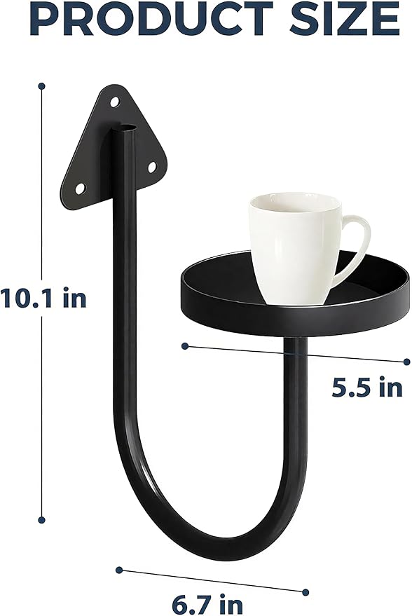 Wall Mounted Plant Holder , Yi Cheng Indoor Wall Plant Hanger with Shelves for Window Plants, Hanging Planters for Home Decor, Set of 3 Black Plant Wall Organizers