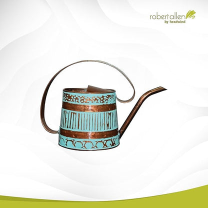 Headwind Gilford Vintage Watering Can – 1/2 Gallon Copper Patina Decorative Galvanized Large Metal Watering Can Planter for Outdoor & Indoor – Antique Style by Robert Allen