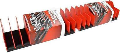 MLTOOLS Pliers Pro Premium No-Slip Organizer, 2-Pack Holds 20 Tools of Any Size, Rubber Base Keeps Tools in Place, Fuel & Solvent Resistant Tool Holder – Made in USA