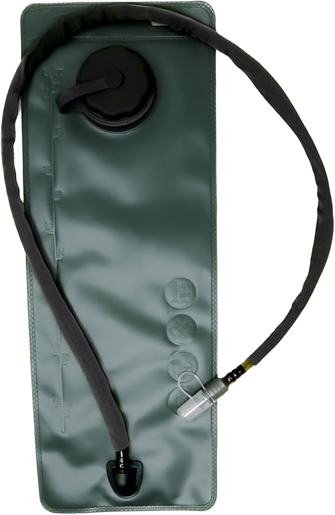 M MCGUIRE GEAR Hydration Bladder, 3L/100 oz. Water Bladder, Leak Proof Hydration Pack, Water Reservoir with Insulated Drinking Tube for Hiking, Cycling, and Biking