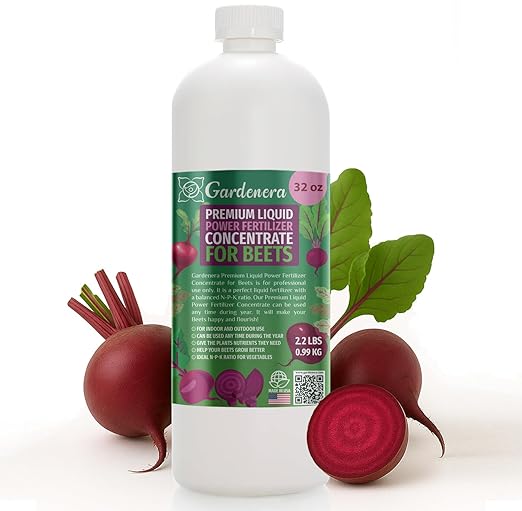Liquid Power Beet Fertilizer - Premium Liquid Plant Food for Beets - Fast-Acting Concentrate for Growth, Strong Roots & High-Yield Harvest - 32 oz - Indoor & Outdoor Use