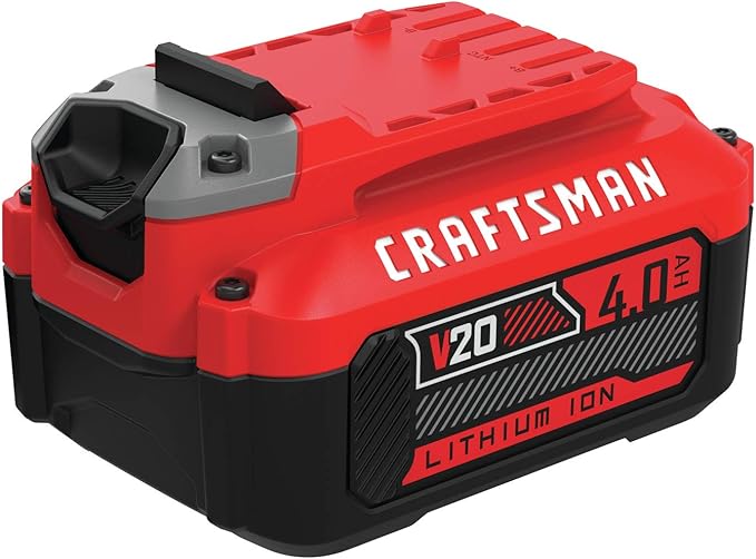 CRAFTSMAN V20 Lithium Ion Battery, 4.0-Amp Hour (CMCB204)