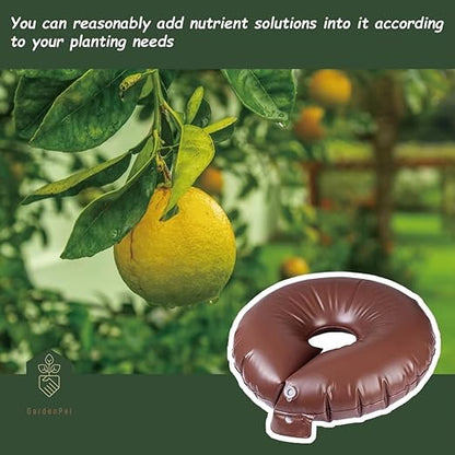 Gardenpal 20 Gallon/47.2'' 8 Pcs Heavy Duty Tree Watering Ring Automatic Drip System for Planting Gardening Trees and Shrubs, Bag Bulk Heavy Duty Automatic Drip Tree Irrigation Bag