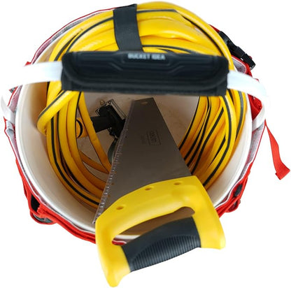 MELOTOUGH Bucket Caddy Organizer Bucket Tool Organizer for Garden Tools Fit 3.5 to 5 Gallon Bucket (Flower)