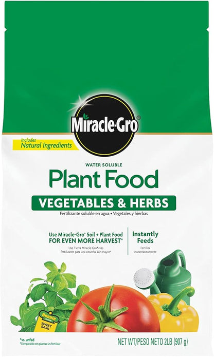 Miracle-Gro Water Soluble Plant Food Vegetables & Herbs 2 lb