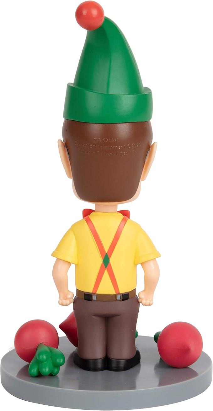 SCS Direct The Office Dwight Schrute Christmas Elf 8" Garden Gnome - Funny Indoor/Outdoor Holiday Lawn Ornament Figure Decoration - Officially Licensed - Gift for Adults, Men, Women - PVC