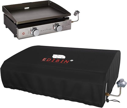 22 inch Griddle Cover for Blackstone 22 inchTabletop Grill Without Hood,900D Polyester Heavy Duty Waterproof Griddle Cover for Blackstone 22" Griddle Cooking Station Without Hood